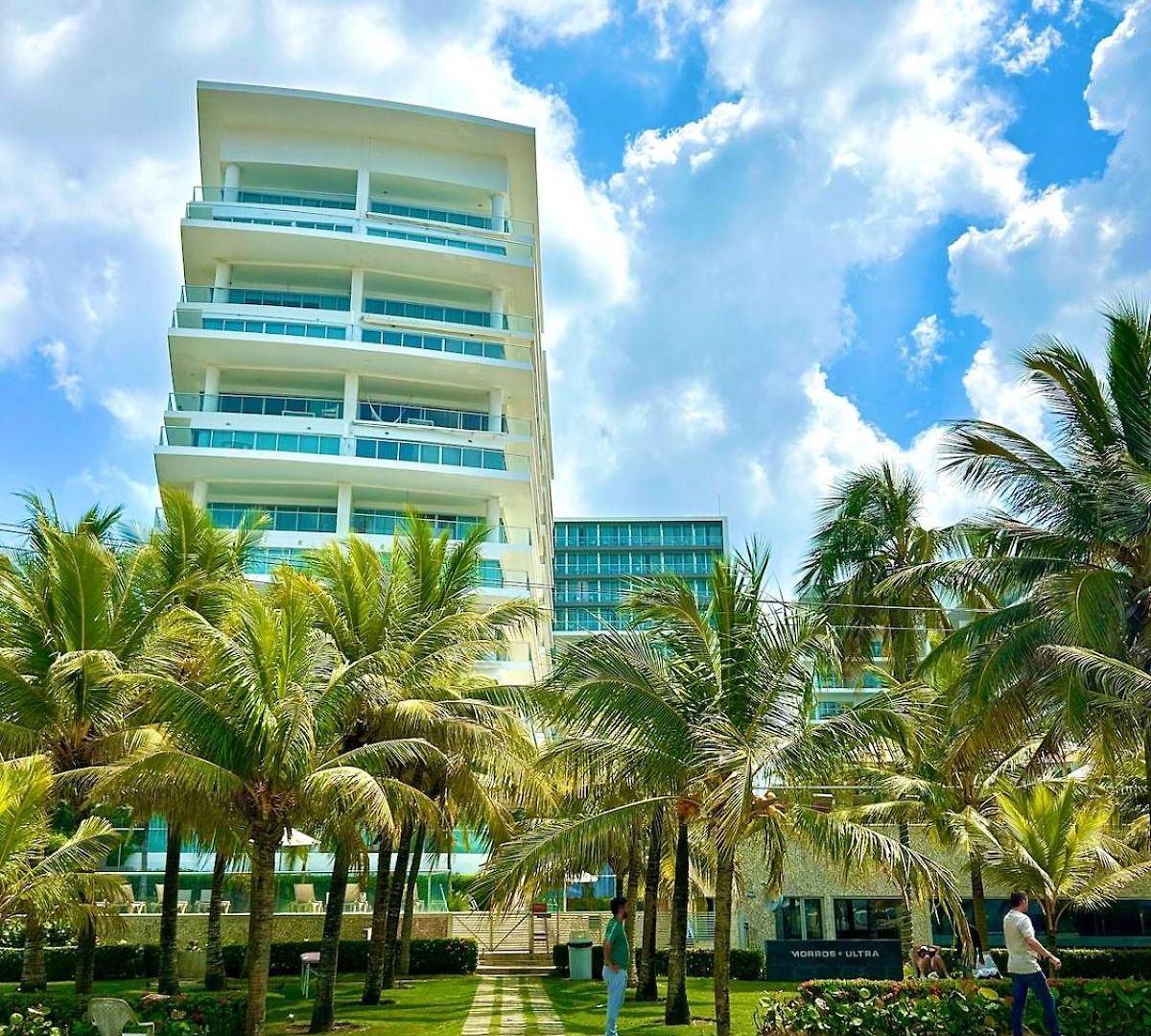 Mar Y Piscina Gigante En El Caribe Apartamento *