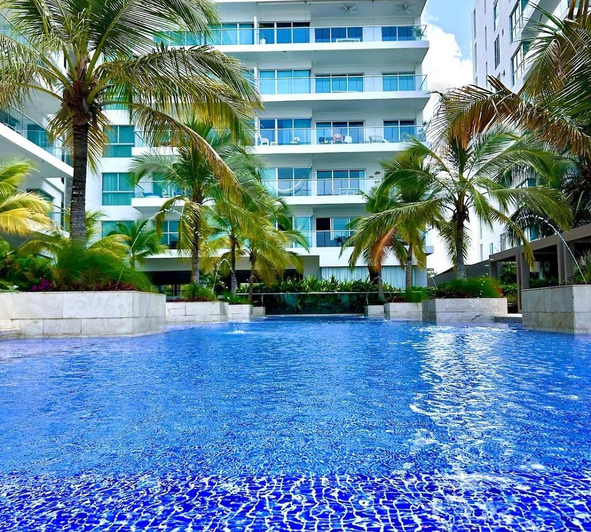 Apartamento Mar Y Piscina Gigante En El Caribe